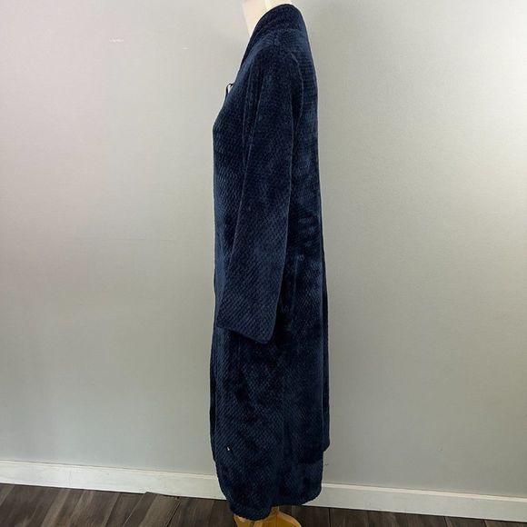🌿4/$35🌿 GEORGE Blue Zip Up Robe (M) - Picture 4 of 8